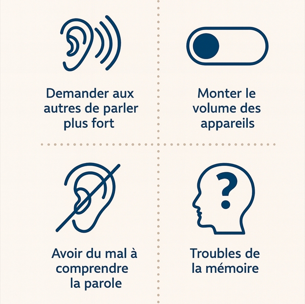 Les signes de la perte auditive
