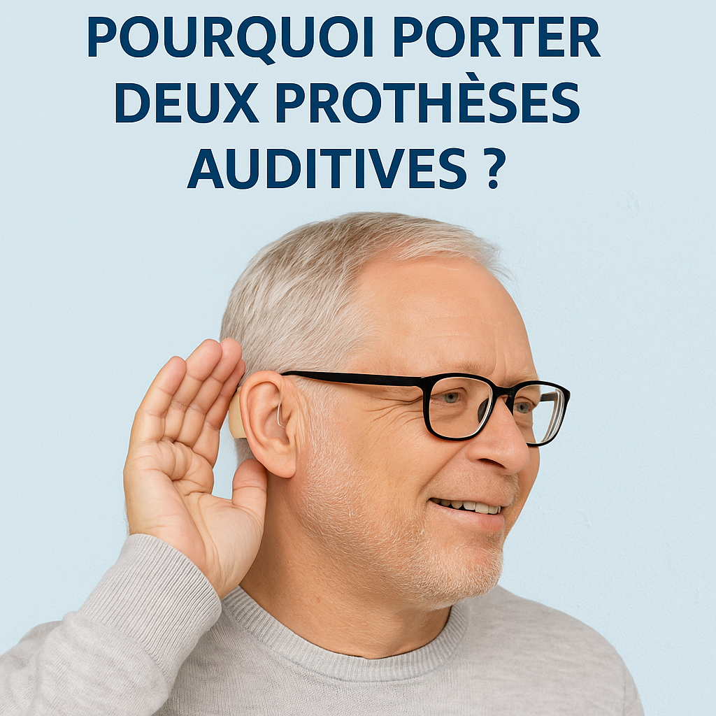 Pourquoi porter deux prothèses auditive